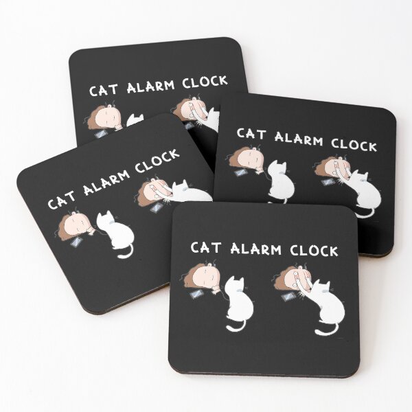 Item preview, Cat Alarm Clock - Cats Are Jerks designed and sold by Zachariahs' Odd Shop.