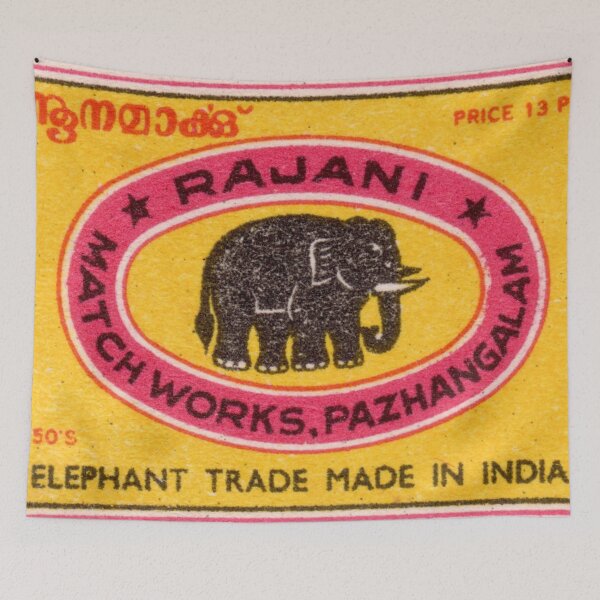 Item preview, Vintage Indian Matchbox #110 designed and sold by CenturyArt.