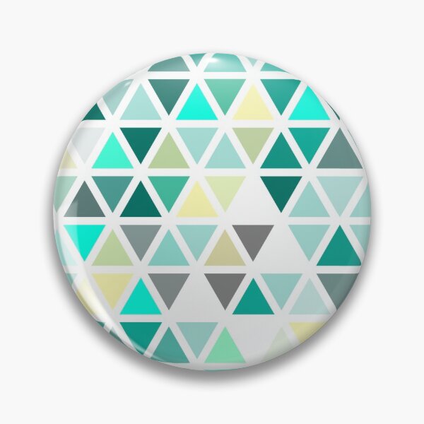 Item preview, Shades of Green Triangles in white designed and sold by benznest.