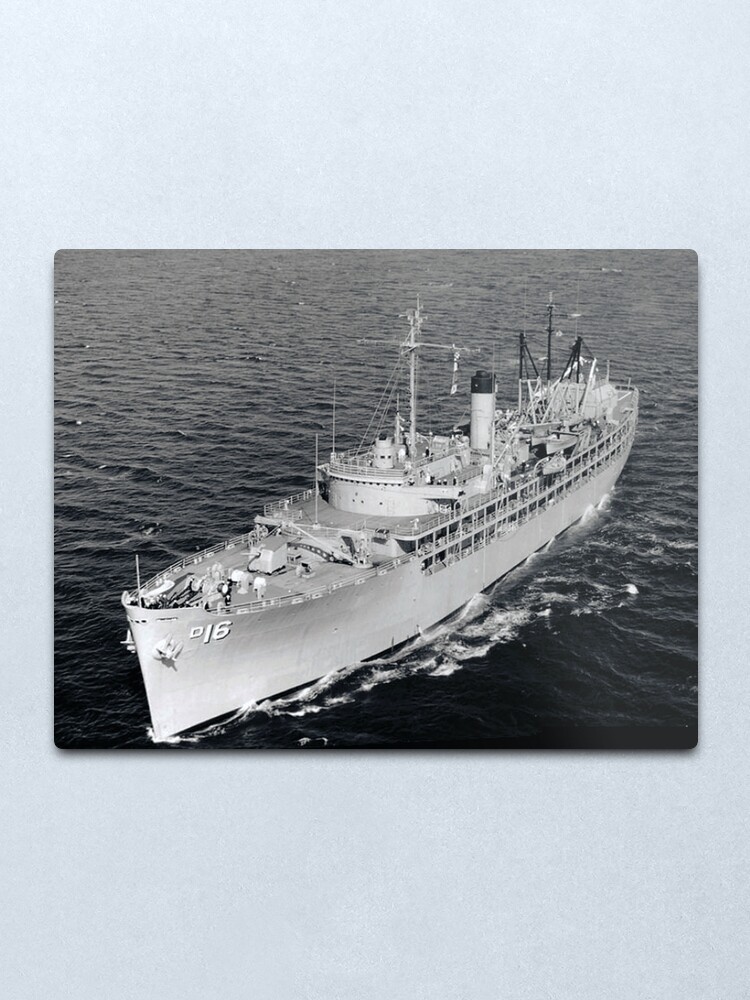 Alternate view of USS CASCADE (AD-16) SHIP'S STORE Metal Print