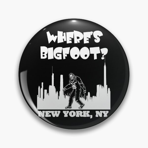 Item preview, Bigfoot in New York NY *Bigfoot gifts designs funny NY gift designed and sold by BRtisticDesigns.