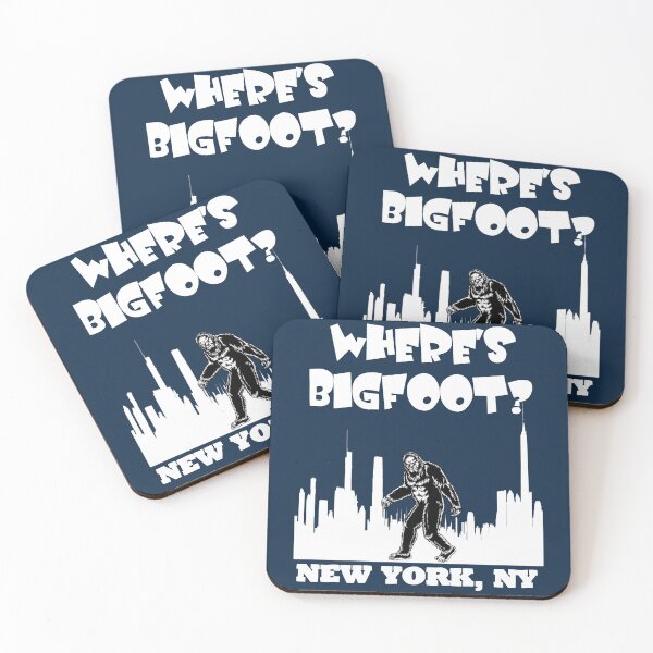 Item preview, Bigfoot in New York NY *Bigfoot gifts designs funny NY gift designed and sold by BRtisticDesigns.