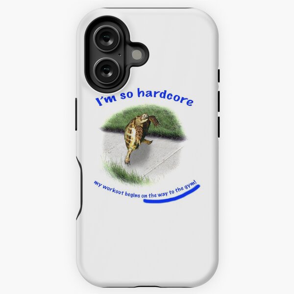 Tortoise - hardcore workout iPhone Tough Case