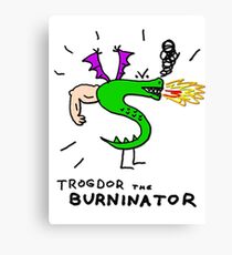 Trogdor, The Burninator Canvas Print