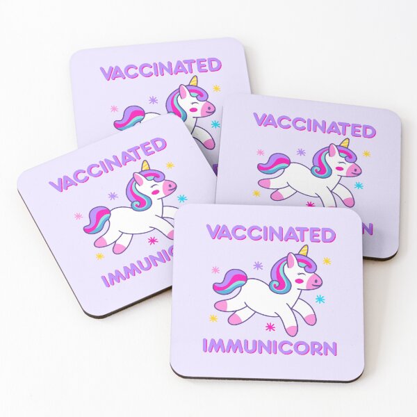 Item preview, Vaccinated Immunicorn Funny Unicorn Pun Vaccination Vaccine designed and sold by gkao.