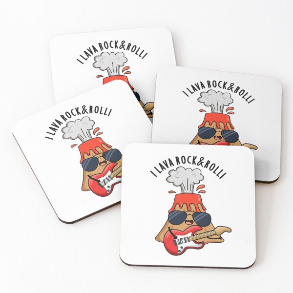 Item preview, I Lava Rock And Roll Funny Volcano Puns  designed and sold by punnybone.