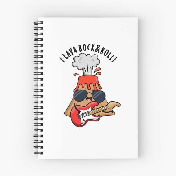 Item preview, I Lava Rock And Roll Funny Volcano Puns  designed and sold by punnybone.