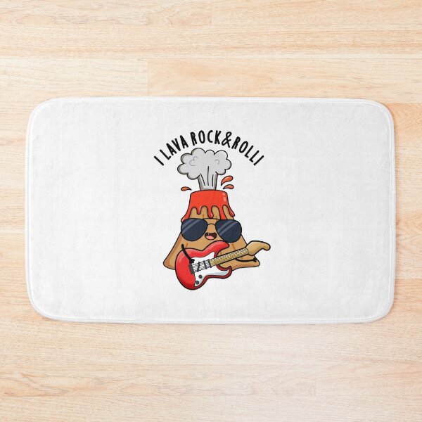 Item preview, I Lava Rock And Roll Funny Volcano Puns  designed and sold by punnybone.