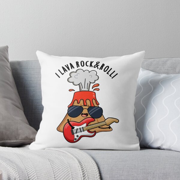 Item preview, I Lava Rock And Roll Funny Volcano Puns  designed and sold by punnybone.