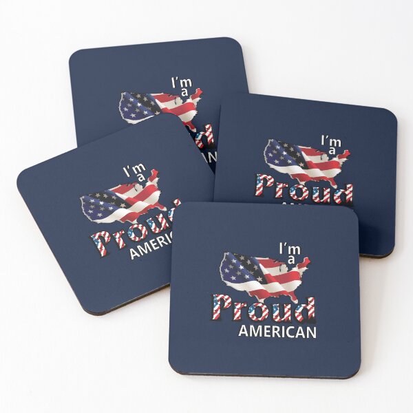 Item preview, I'M A PROUD AMERICAN designed and sold by Techtricksgh.