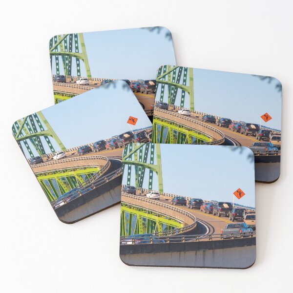 Item preview, Traffic on Astorian Megler Bridge designed and sold by debbieannpowell.