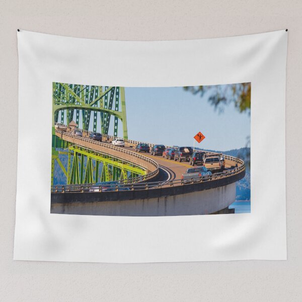 Item preview, Traffic on Astorian Megler Bridge designed and sold by debbieannpowell.
