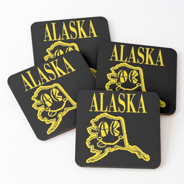Item preview, Alaska Grunge Smiling Face Yellow designed and sold by pelagio.