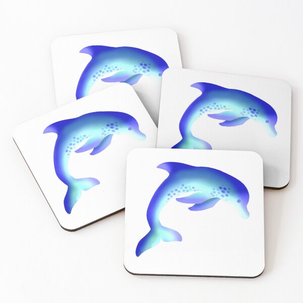 Item preview, blue dolphin designed and sold by frothymilk.