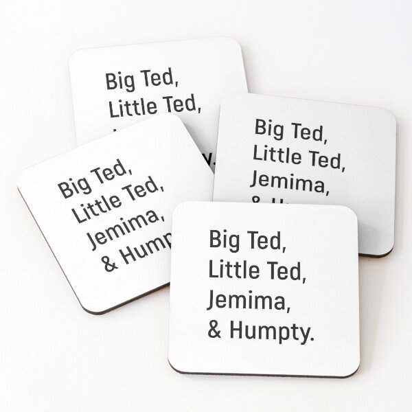 Item preview, Big Ted, Little Ted, Jemima, & Humpty. designed and sold by Joshy-B.