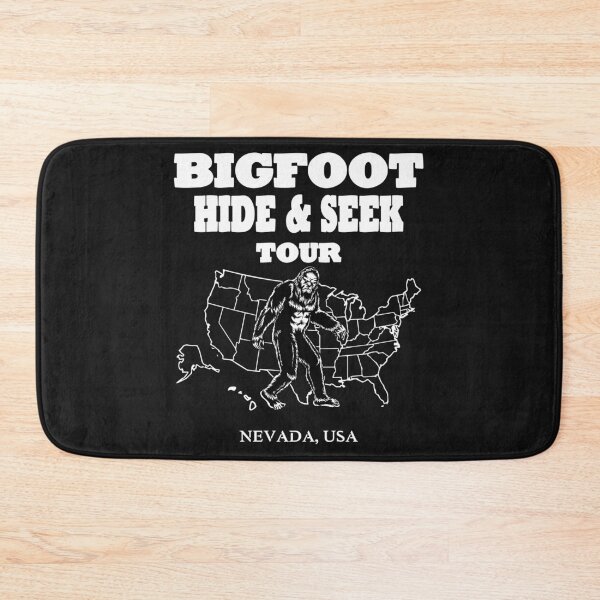 Item preview, Bigfoot Hide & Seek Concert style *NEVADA USA funny gift idea designed and sold by BRtisticDesigns.