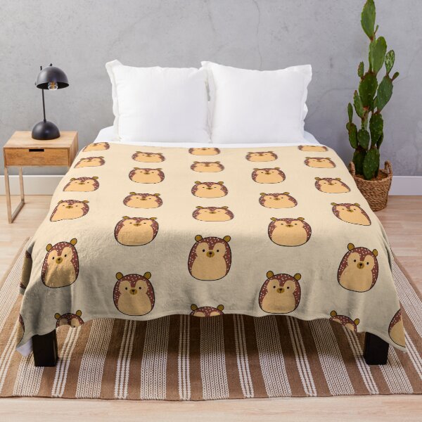 Hedgehog Squishmallow Throw Blanket