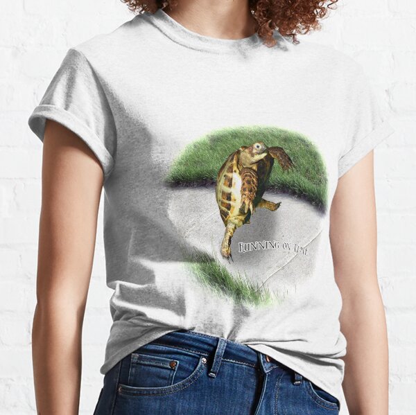 Tortoise - Running on time Classic T-Shirt