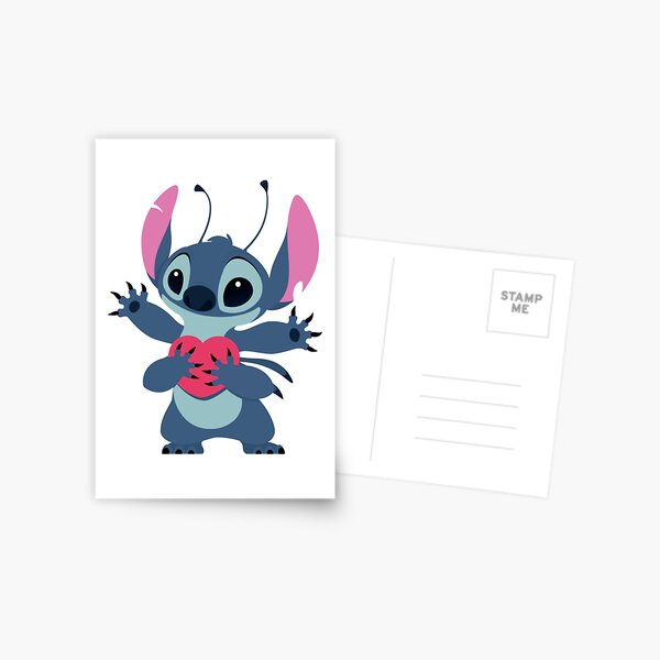 Disney Stitch Postcard - tokopie