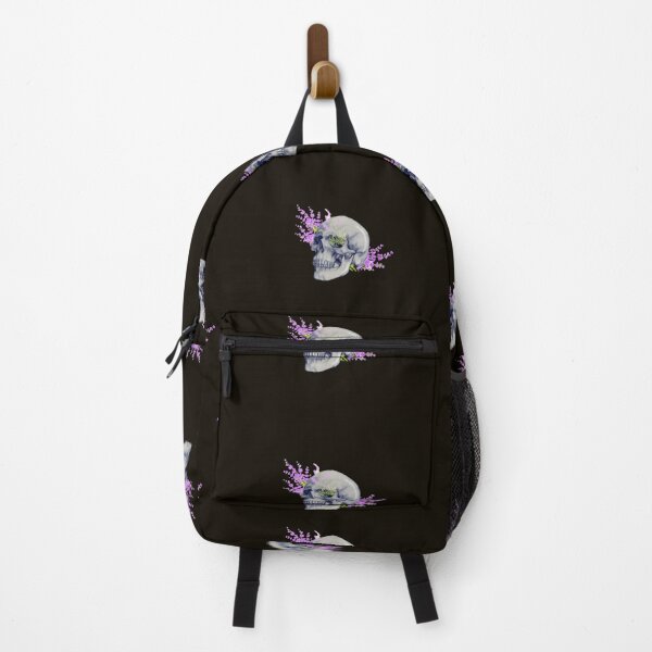 Item preview, Lavender flowers and Skull. designed and sold by faztheartnoob.