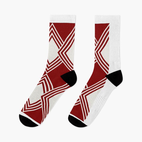 Item preview, Geometry pattern on a red background designed and sold by Chamaiporn Pangtorn.