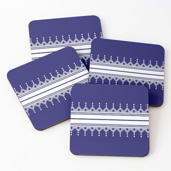 Item preview, Geometry pattern on the navy background designed and sold by Chamaiporn Pangtorn.