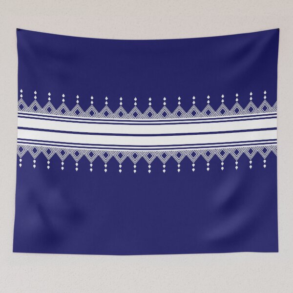 Item preview, Geometry pattern on the navy background designed and sold by Chamaiporn Pangtorn.