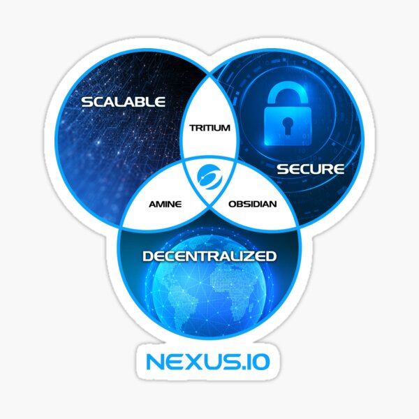 Nexus Official TAO Framework (Tritium, Amine, Obsidian) Sticker