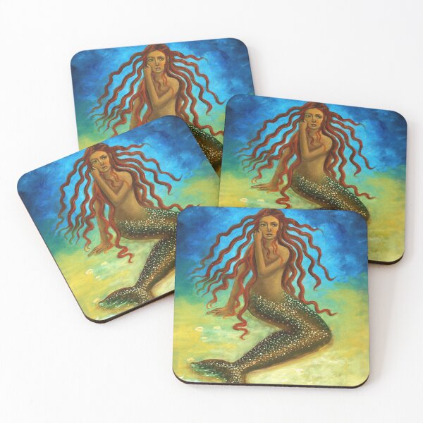 Item preview, Contemplating Mermaid designed and sold by MargaritaMaxson.