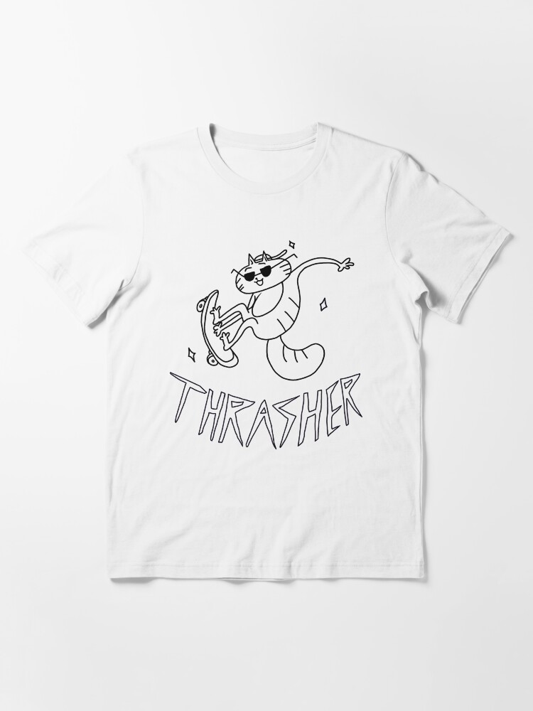 Thrasher White Shirt Essential T-Shirt