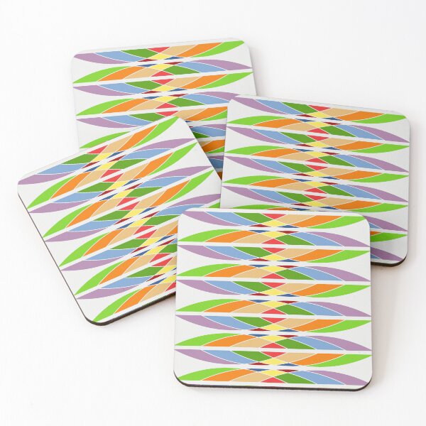 Item preview, Multi-color Curved Shapes Design designed and sold by ThisNThatImages.