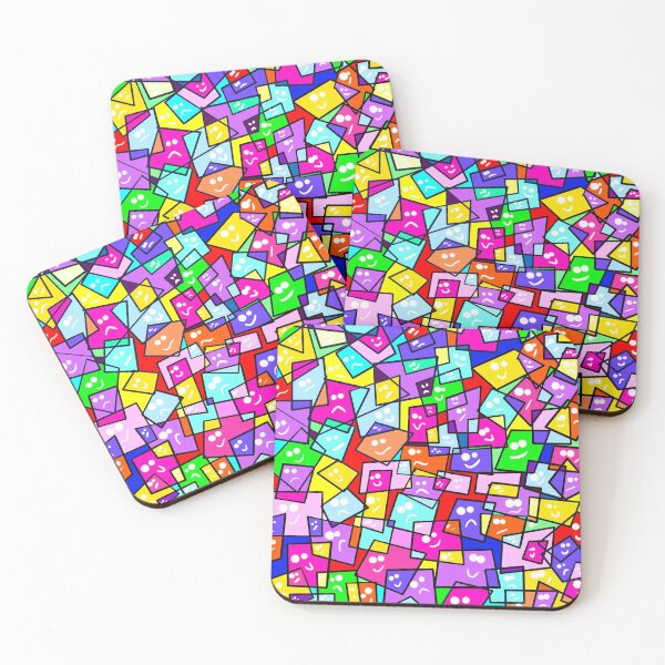 Item preview, Cartoon square faces  designed and sold by Nicfearn86.