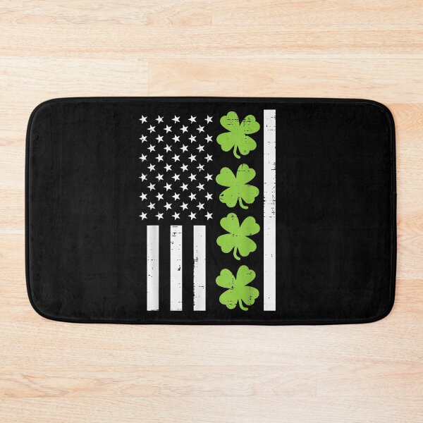 Item preview, US America Flag Shamrock Clover St Patricks Day designed and sold by nancymachado.