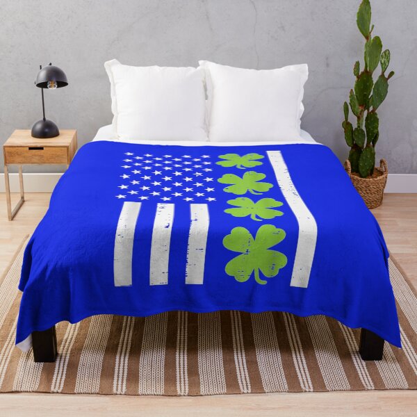 Item preview, US America Flag Shamrock Clover St Patricks Day designed and sold by nancymachado.