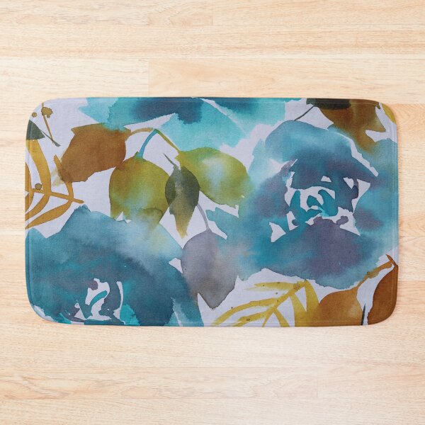 Item preview, Blue Roses Watercolor designed and sold by Karlena Lewin Studio.