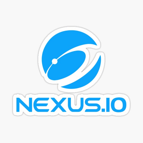 Nexus.io Official Globe Blue Sticker