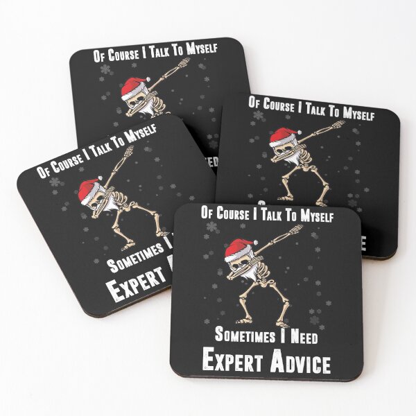 Item preview, Of Course I Talk to Myself Sometimes I Need Expert Advice, Funny Dabbing Skeleton Christmas Dab Gifts designed and sold by YourgiftShop.