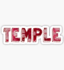 Tempel-Universität Sticker