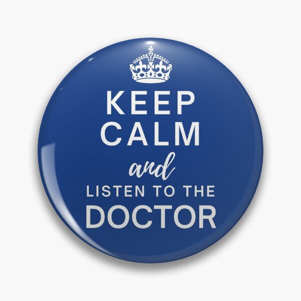 Item preview, Keep Calm and Listen to the Doctor designed and sold by DocTeen.