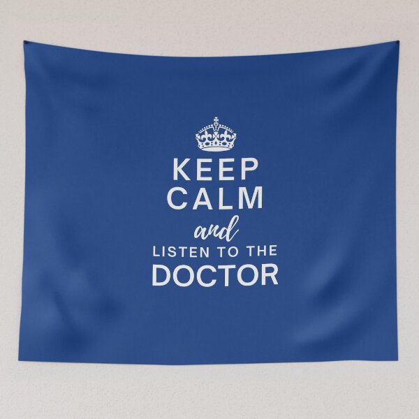 Item preview, Keep Calm and Listen to the Doctor designed and sold by DocTeen.