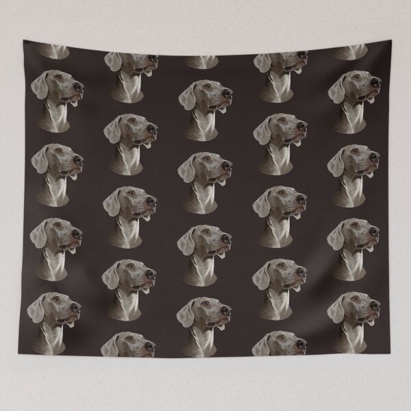 Item preview, Weimaraner  or Silver Ghost dog painting  designed and sold by RBgoodies.