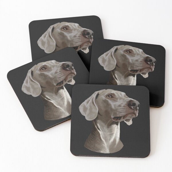 Item preview, Weimaraner  or Silver Ghost dog painting  designed and sold by RBgoodies.
