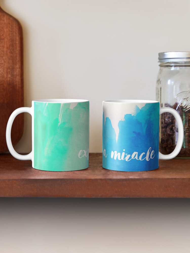 Thumbnail 2 of 6, Coffee Mug, expect a miracle mug designed and sold by cookerandlooker.