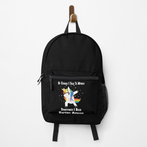 Item preview, Of Course I Talk to Myself Sometimes I Need Expert Advice, Dabbing Unicorn for Girls Kids Women Rainbow Unicorns designed and sold by YourgiftShop.