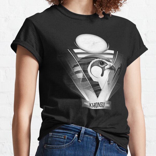 Egyptian Mythology Moon God Khonsu Film Noir Variant Edition Classic T-Shirt