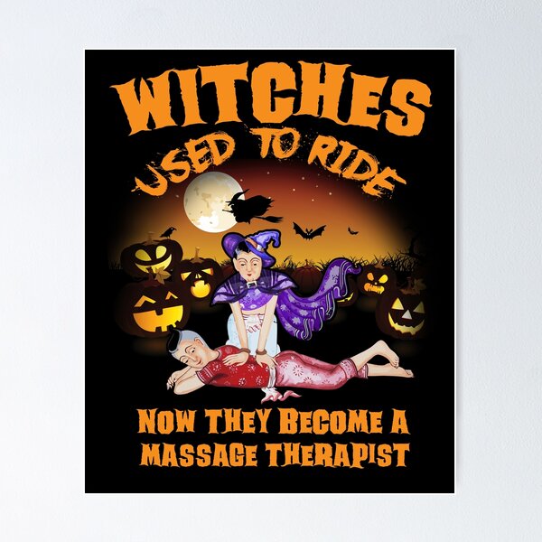 Item preview, Witches Used To Ride Brooms Now They Become A Massage Therapist designed and sold by BaseStore.