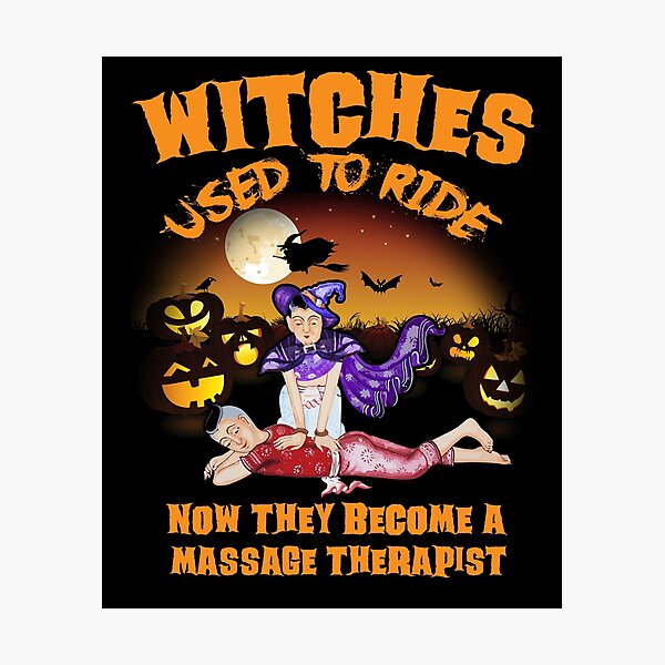 Item preview, Witches Used To Ride Brooms Now They Become A Massage Therapist designed and sold by BaseStore.