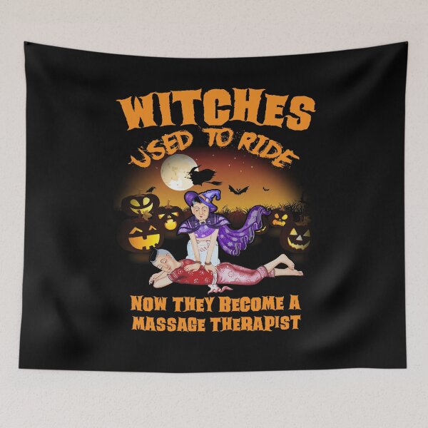 Item preview, Witches Used To Ride Brooms Now They Become A Massage Therapist designed and sold by BaseStore.