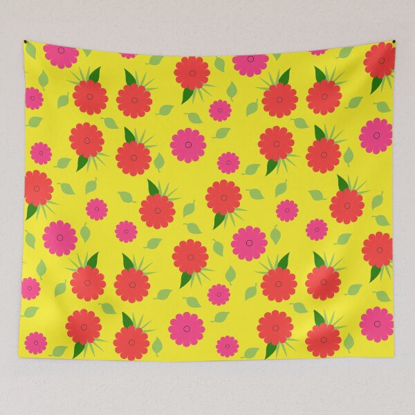 Item preview, Patterns flowers yellow background designed and sold by Aleksey888.
