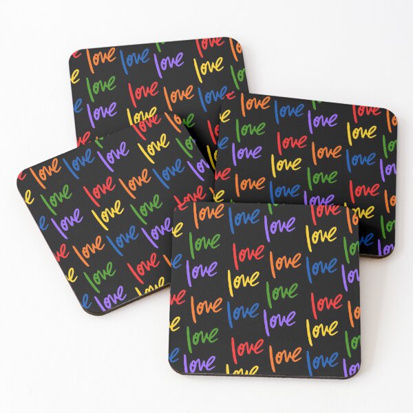 Item preview, Rainbow Love Pattern designed and sold by Pique-Interest.